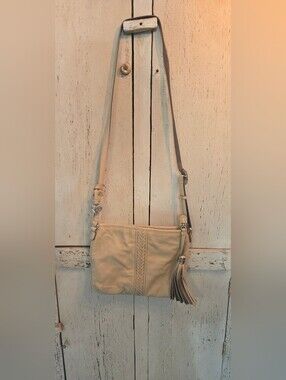 Brighton Retired Soft Leather Crossbody Bag – Cream/Ivory